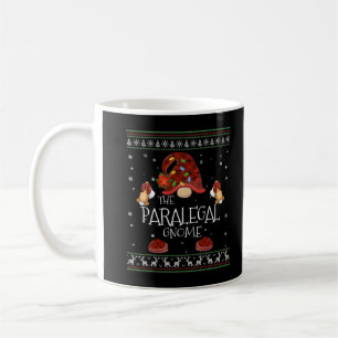 Mug mb Paralegal Gnome Buffalo Plaid Christmas Light U