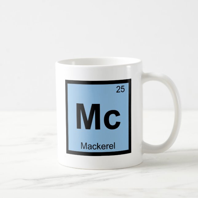 Mug Mc - symbole de Tableau périodique de chimie de (Droite)