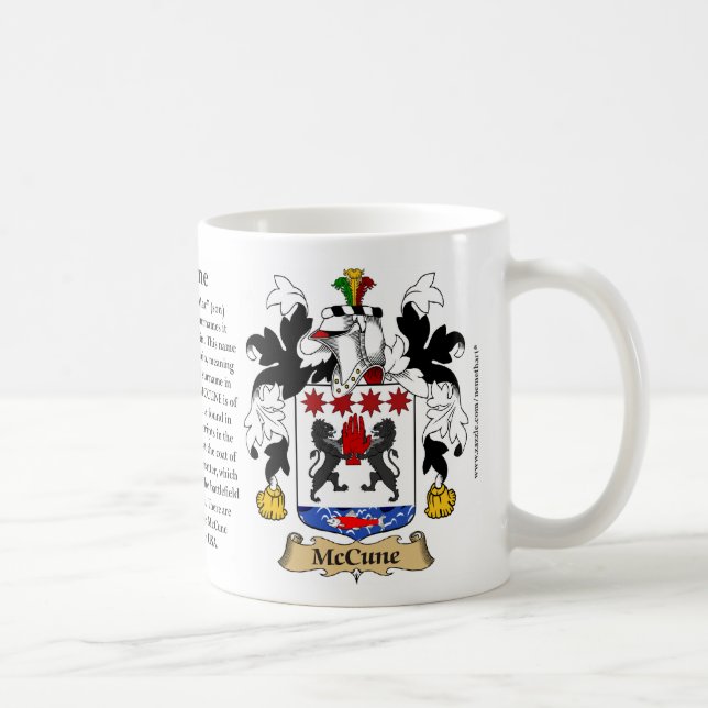 Mug McCune, l'origine, la signification et la crête (Droite)