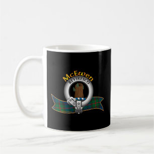 Mug Mcewen Clan Tartan Crest Moto