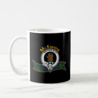 Mug Mcewen Clan Tartan Crest Moto
