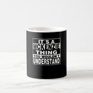 Mug MCKENZIE Nom de famille Cadeau personnalisé