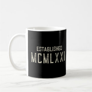 Mug MCMLXXI 1971 Année en chiffres romains