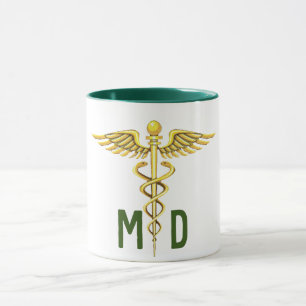 Mug md médecin profession médicale symbole universel