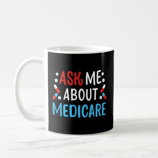 Mug Me questionner sur Medicare (Gauche)