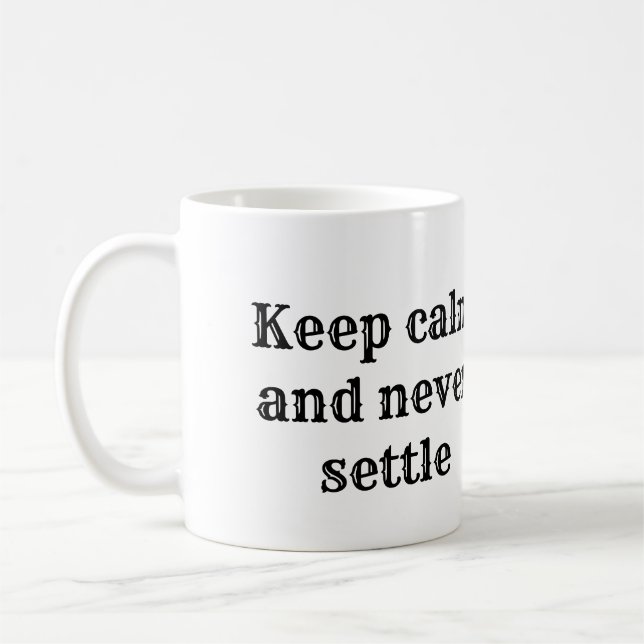 Mug Meaningful Motivational Positive Quote (Gauche)