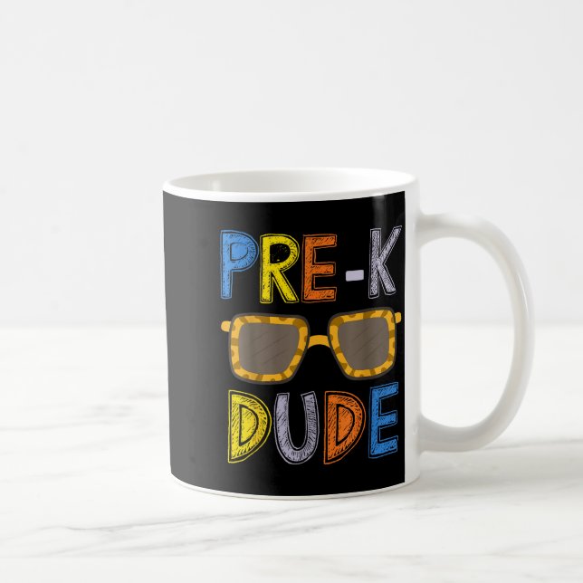 Mug Mec de pré-maternelle de retour à l'école-premier  (Droite)