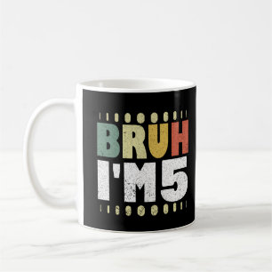 Mug Mec j'ai 5 Ans 5e anniversaire drôle fille garçon