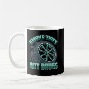 Mug Mécanicien Car Guy Fumer Pneus Pas Drogues