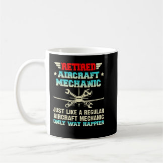 Mug Mécanicien d'aéronef à la retraite Mécanicien d'aé