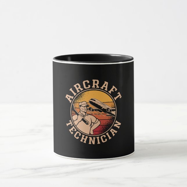 Mug Mécanicien d'aéronef Technicien aéronautique (Centre)