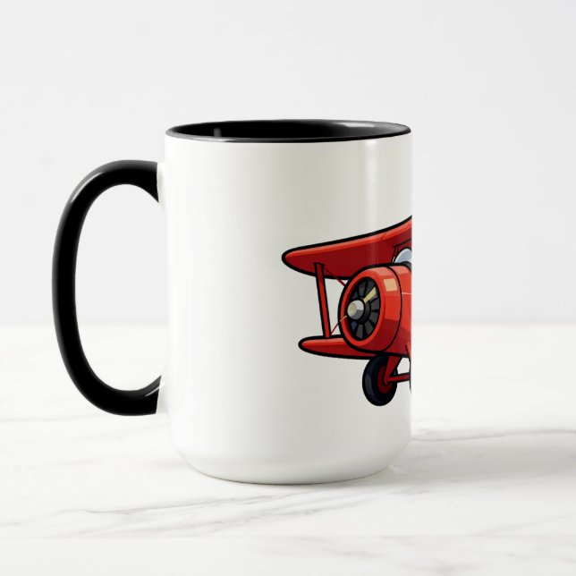Mug Mécanicien de dessin animé mignon avec illustratio (Gauche)