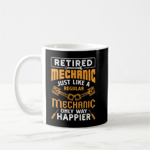 Mug Mécanicien retraité comme un régulier mais en mieu