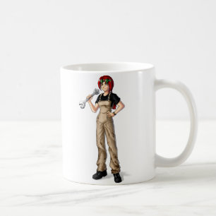 Mug Mécanique Anime Girl