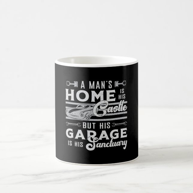 Mug Mécanique automobile Moteur Drôle Idée cadeau (Centre)