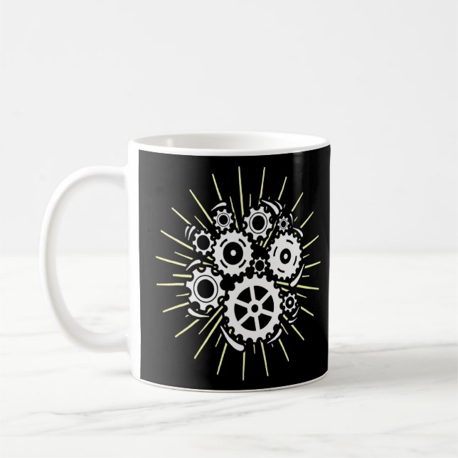 Mug Mécanique automobile Réparation Mécanique automobi (Gauche)