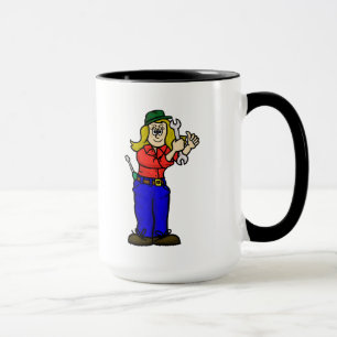 Mug mécanique féminine avec nom