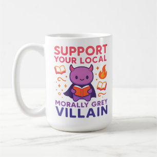 Mug Méchant Mignon Amateur de Livres Personnage Morale