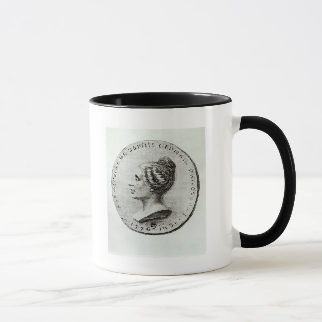 Mug Médaille dépeignant Sophie Germain (Droite)