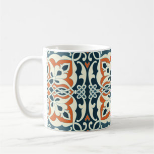 Mug Médaillé sans couture Vintage motif multicolore