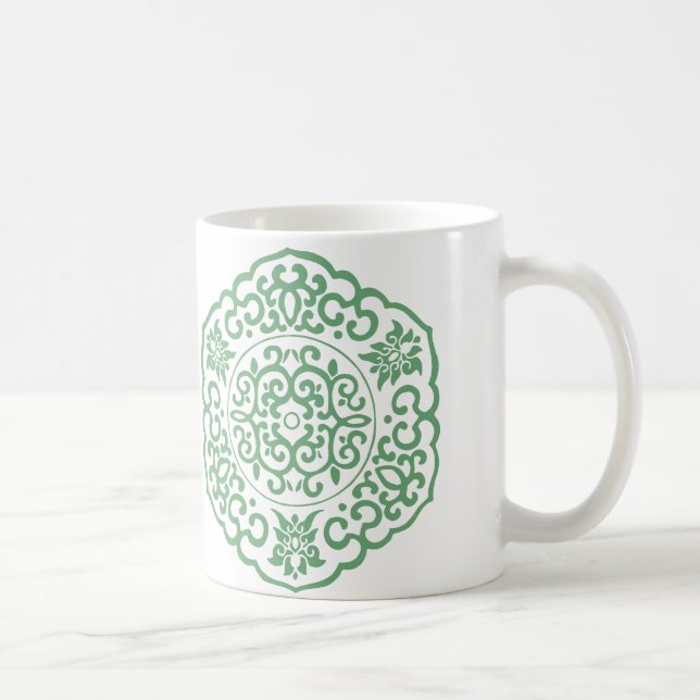 Mug Médaillon chinois vert (Droite)