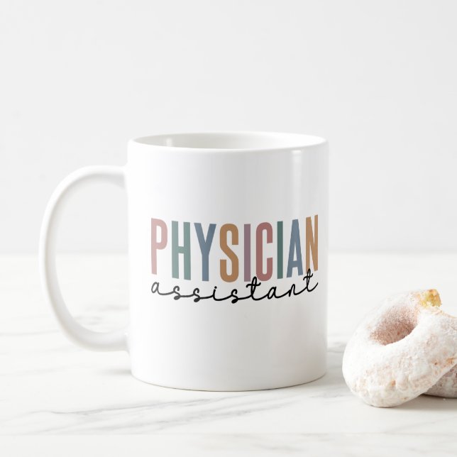 Mug Médecin adjoint Médecin associé PA School (Avec donut)
