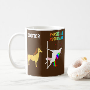 Mug Médecin Assistant Unicorn Danse 