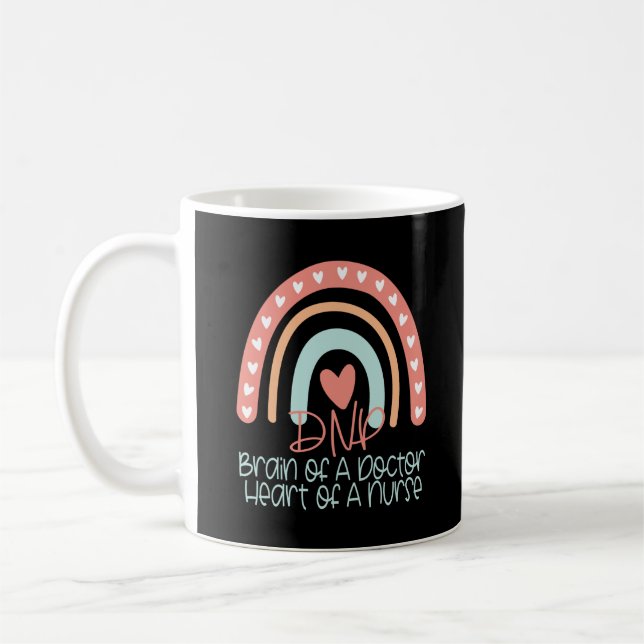 Mug Médecin de la profession infirmière Boho Rainbow  (Gauche)