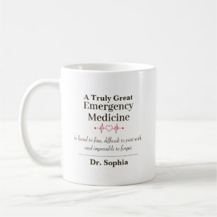 Mug Médecin d'urgence exceptionnel personnalisé