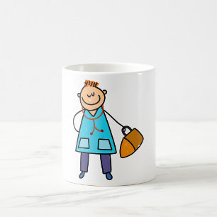 Mug Médecin Enfant Enfants Personnage Médical