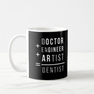 Mug médecin ingénieur artiste dentiste dire