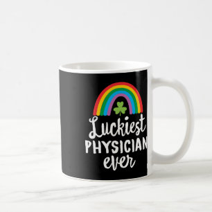 Mug Médecin le plus chanceux Shamrocks de la Saint-Pat