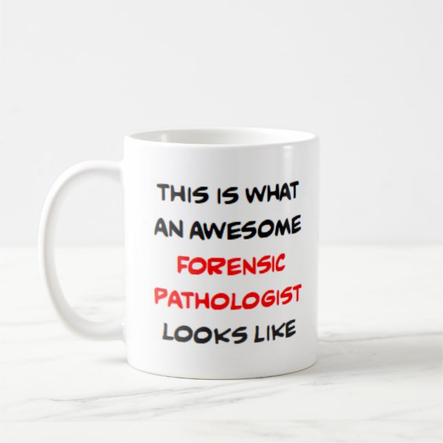 Mug médecin légiste, génial (Gauche)