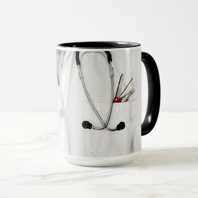 Mug Médecin personnalisé (Devant droit)