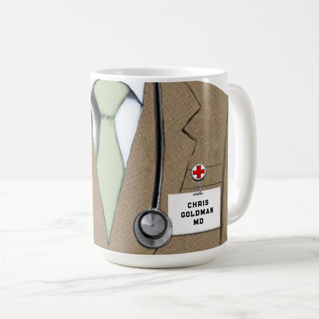 Mug Médecin personnalisé (Devant droit)