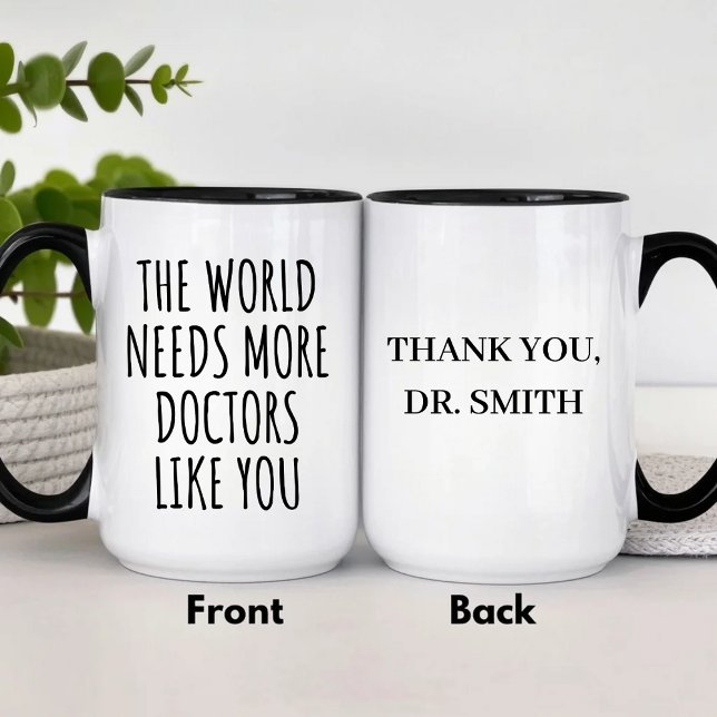 Mug Médecin Personnalisé Cadeau Idéal pour les Méd (Créateur téléchargé)