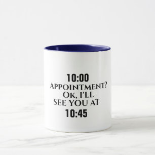 Mug médecin rendez-vous médecin jeu de mots amusant