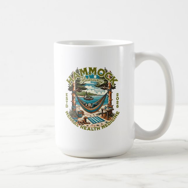 Mug Médecine de santé mentale Hammock Hideaway  (Droite)