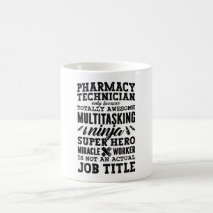 Mug Médecine Héros Tech Pharmaciste Technicien en phar