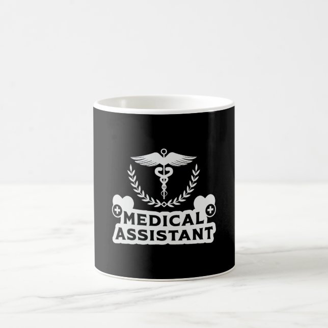 Mug Médecine infirmière adjointe Médicale Drôle (Centre)