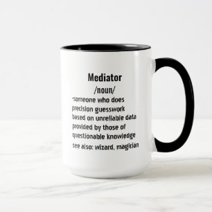 Mug Mediator drôle Définition cadeaux pour les femmes