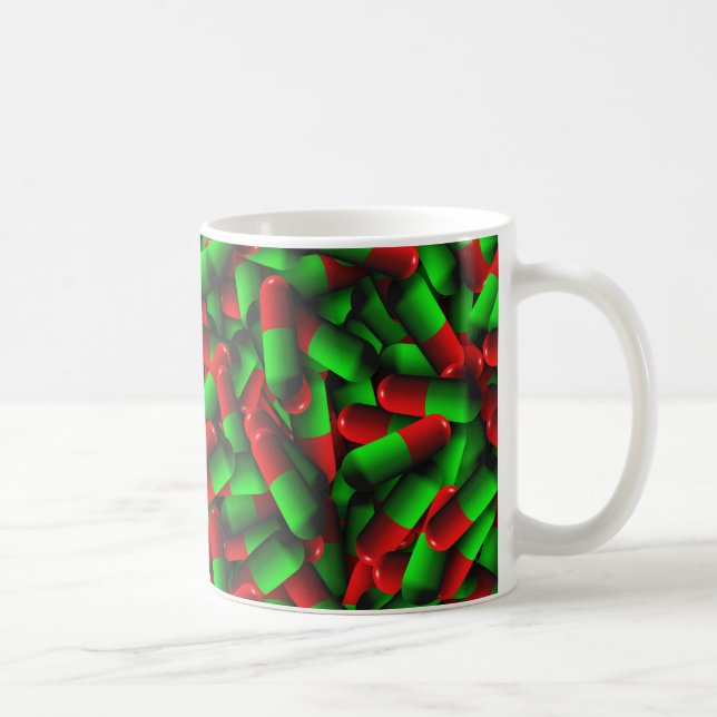 Mug médicaments pour pilules rouges (Droite)