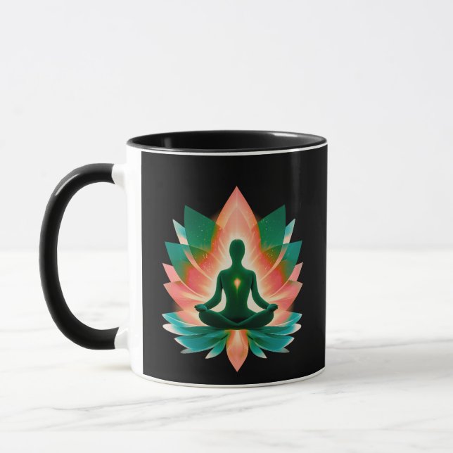 Mug Méditation Aura Art de Force Calme (Gauche)