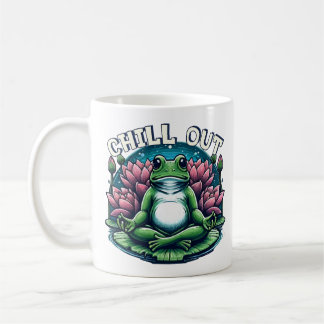 Mug Méditation de grenouille Zen - Refroidissement & R