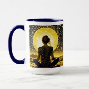 Mug Méditation de la femme Om Shanti Shanti Shanti