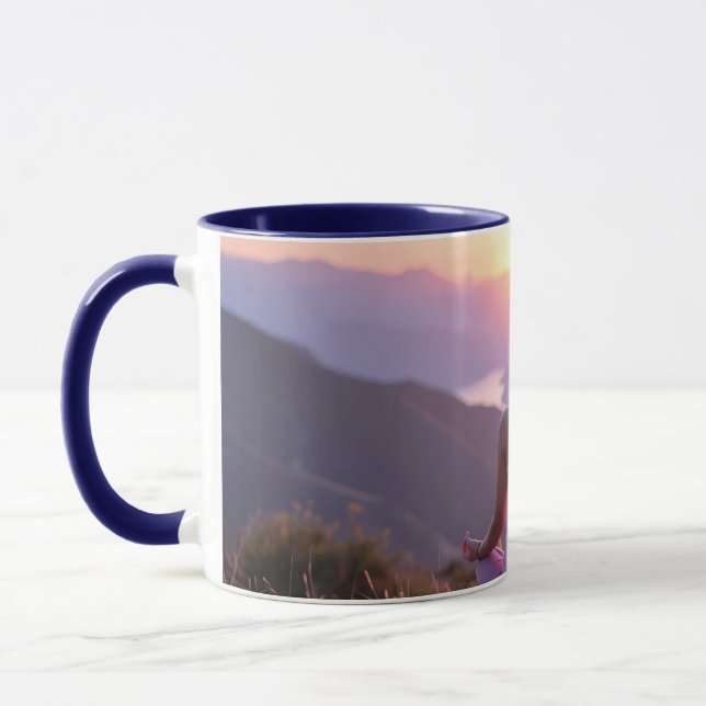 Mug Méditation - Équilibre Intérieur - Yoga (Gauche)