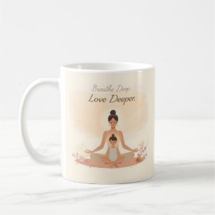 Mug Méditation mère et enfant Sérénité Art