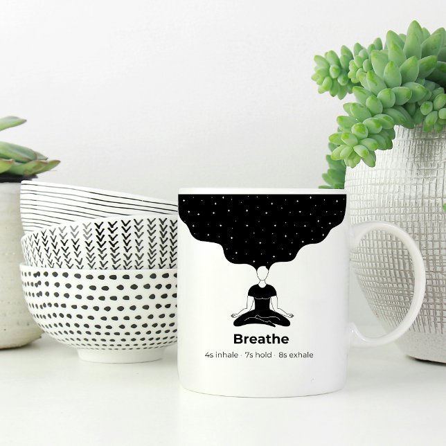 Mug méditation Respiration - Starry Night Zen (Créateur téléchargé)