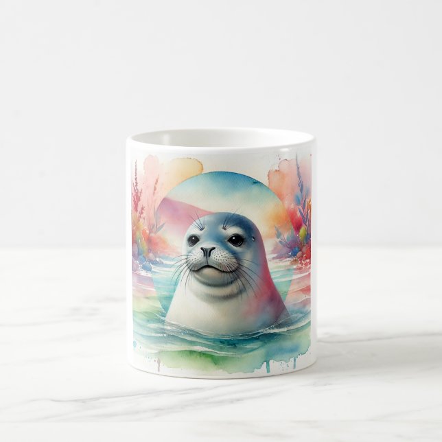 Mug Mediterranean monk seal serenity 210824AREF111 - W (Centre)