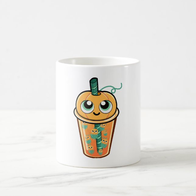 Mug Méduse de boba de citrouille (Centre)